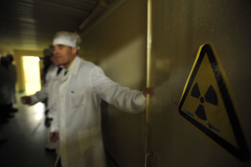 Знак "Осторожно радиация!". Фото РИА Новости/Павел Лисицын©